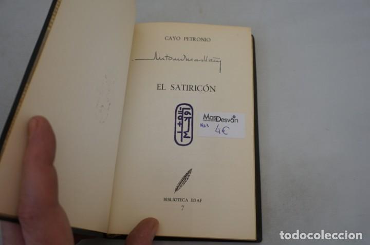 Libros: 5C - EL SATIRICON - CAYO PETRONIO / BIBLIOTECA EDAF 1963 - Foto 3