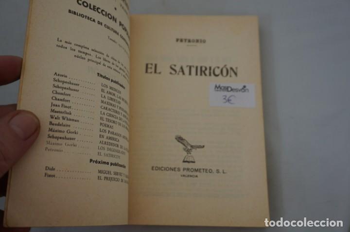 Libros: 6C - EL SATIRICON - PETRONIO / EDICIONES PROMETEO - Foto 3