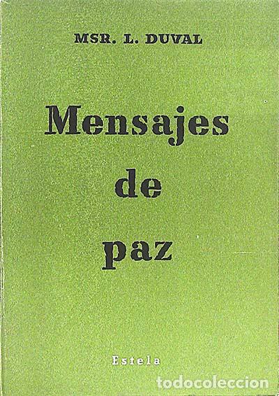 Libros: Mensajes de paz - MSR. L. Duval - Foto 1