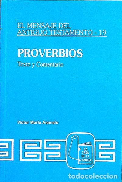 Libros: Proverbios - Victor Morla Asensio - Foto 1