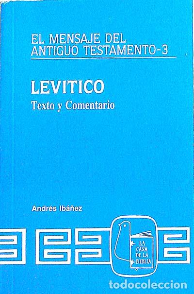 Libros: Levitico - Andr&eacute;s Iba&ntilde;ez - Foto 1