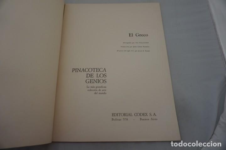 Libros: (--) PINACOTECA DE LOS GENIOS - EL GRECO / EDITORIAL CODEX - Foto 2