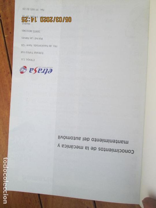 Libros: MECANICA COMPLETA , ETRASA -1&ordf; EDIC 2003 - Foto 3