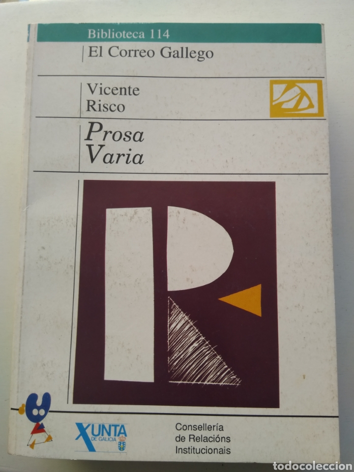 Libros: PROSA VARIA/VICENTE RISCO - Foto 1