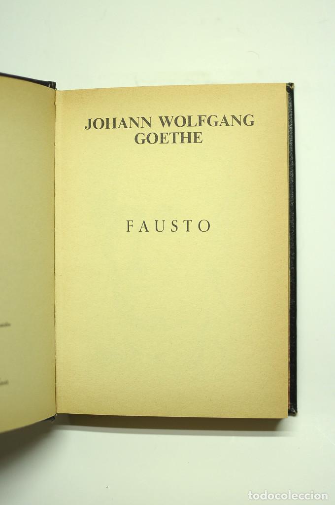 Libros: Fausto - GOETHE, Johann Wolfgang - Foto 3