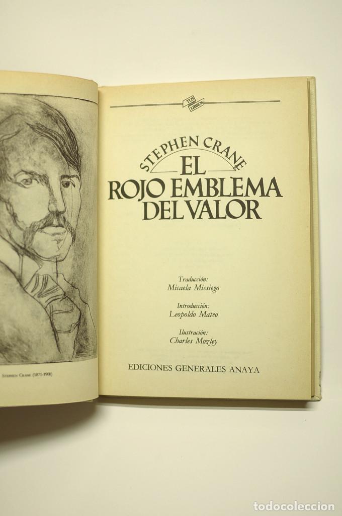 Libros: El rojo emblema del valor - CRANE, Stephen - Foto 2