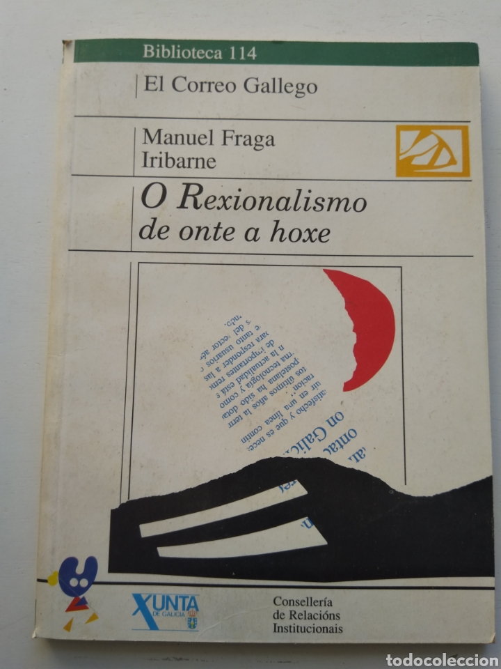 Libros: O REXONALISMO DE ONTE A HOXE/MANUEL FRAGA IRIBARNE - Foto 1