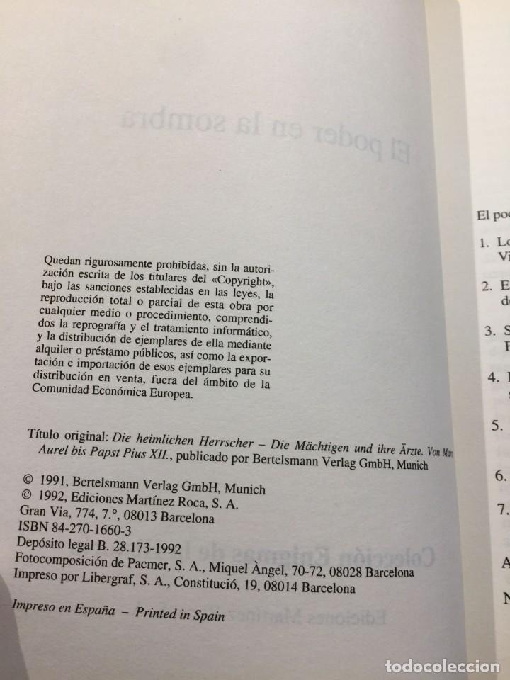 Libros: El poder en la sombra (M&eacute;dicos que cambiaron la historia). - Philipp Vandenberg - Foto 6