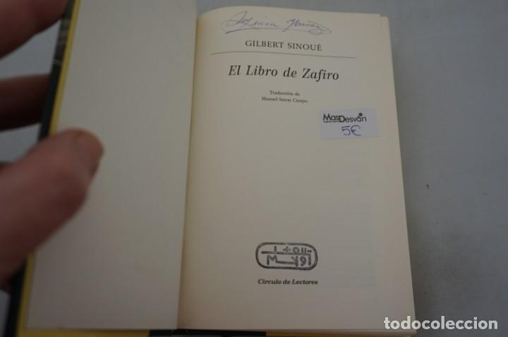 Libros: (7A) EL LIBRO DE ZAFIRO - GILBERT SINOUE / CIRCULO DE LECTORES - Foto 3