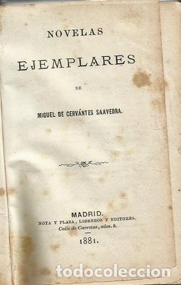 Libros: Novelas ejemplares - DE CERVANTES SAAVEDRA, MIGUEL - Foto 3