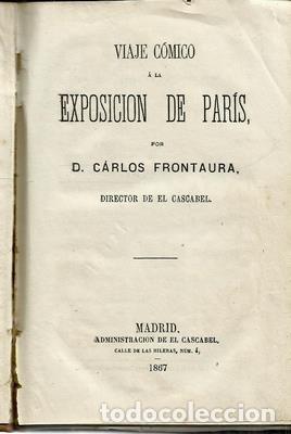 Libros: Viaje c&oacute;mico a la exposici&oacute;n de Paris - FRONTAURA, CARLOS - Foto 2