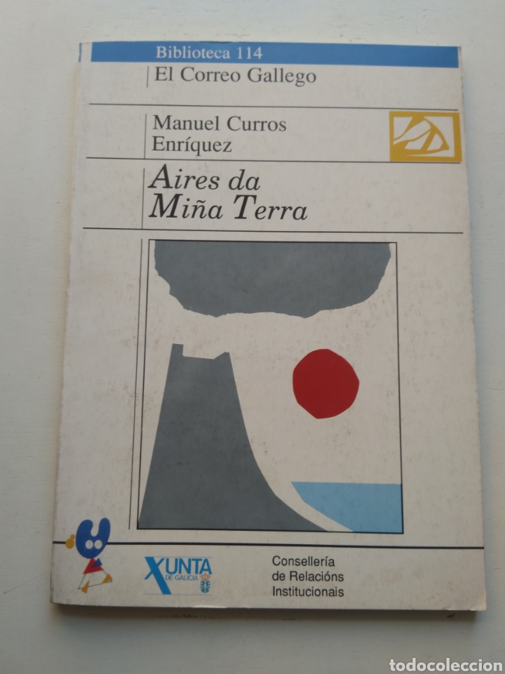 Libros: AIRES DA MI&Ntilde;A TERRA/MANUEL CURROS ENRIQUEZ - Foto 1