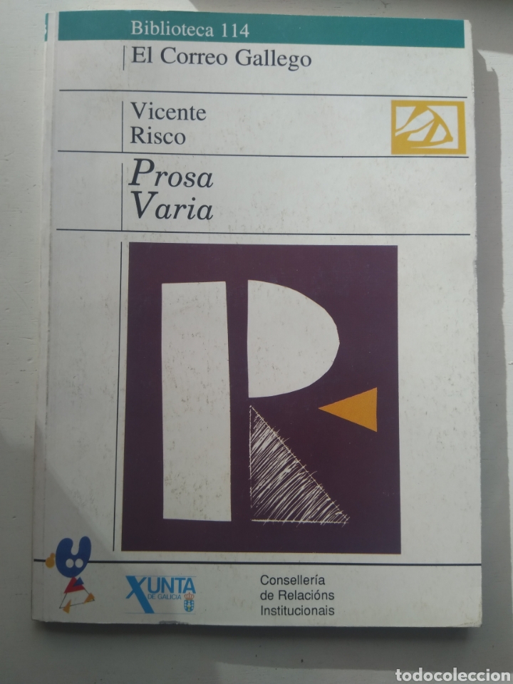 Libros: PROSA VARIA/VICENTE RISCO - Foto 1