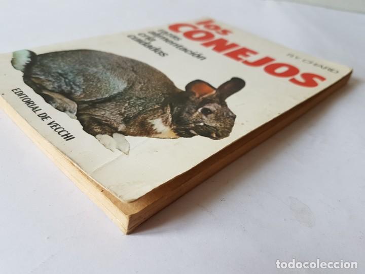 Libros: LOS CONEJOS, RAZAS, ALIMENTACION, CRIA, CUIDADOS, VECCHI 1982 - Foto 3