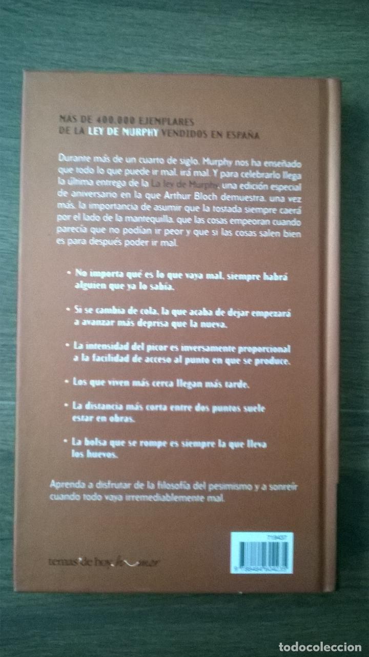 Libros: LIBRO LA LEY DE MURPHY - ARTHUR BLOCH - TEMAS DE HOY - Foto 2
