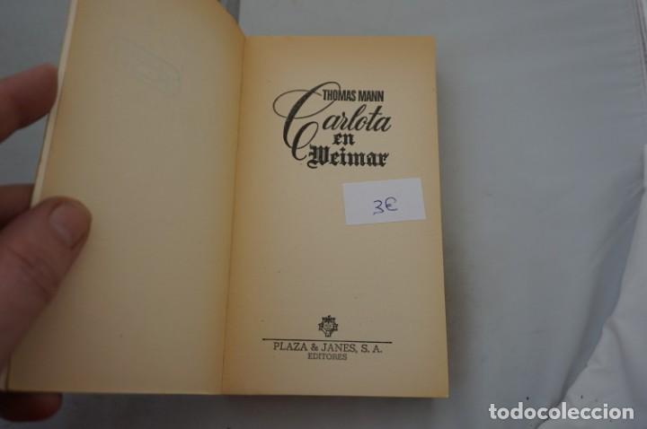 Libros: (7G) CARLOTA EN MEIMAR - THOMAS MANN / PLAZA & JANES - Foto 3