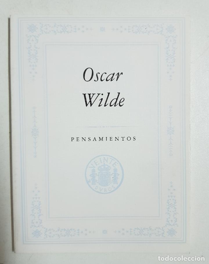 Libros: PENSAMIENTOS / Oscar Wilde - Foto 1