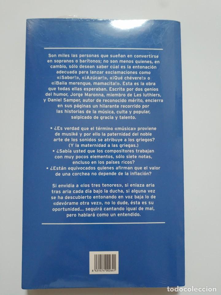 Libros: CANTANDO BAJO LA DUCHA JORGE MARONNA DANIEL SAMPER.- NUEVO PRECINTADO - Foto 2