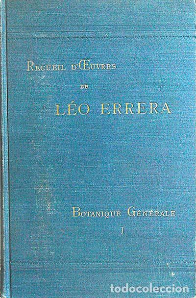 Libros: Recueil DCeuvre de L&eacute;o Errera - VVAA - Foto 1