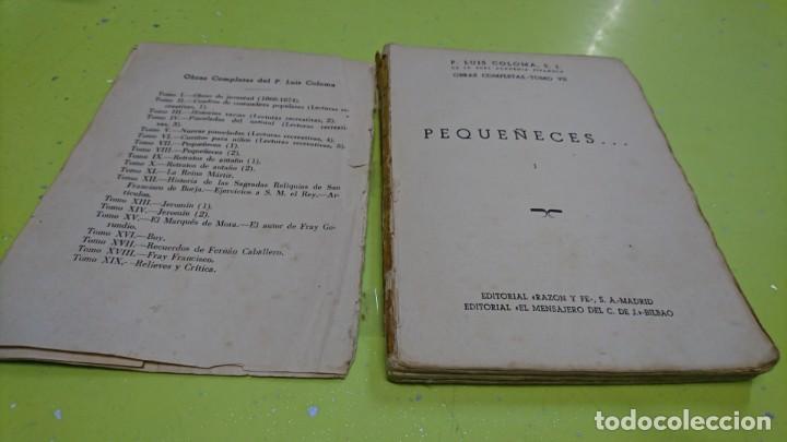 Libros: PEQUE&Ntilde;ECES I, P. LUIS COLOMA, 1950 - Foto 3