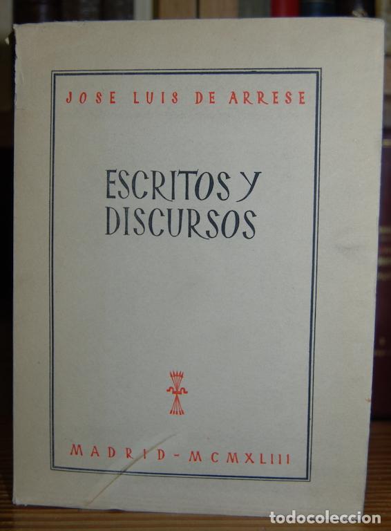 Libros: ESCRITOS Y DISCURSOS - ARRESE, Jos&eacute; Luis de - Foto 2
