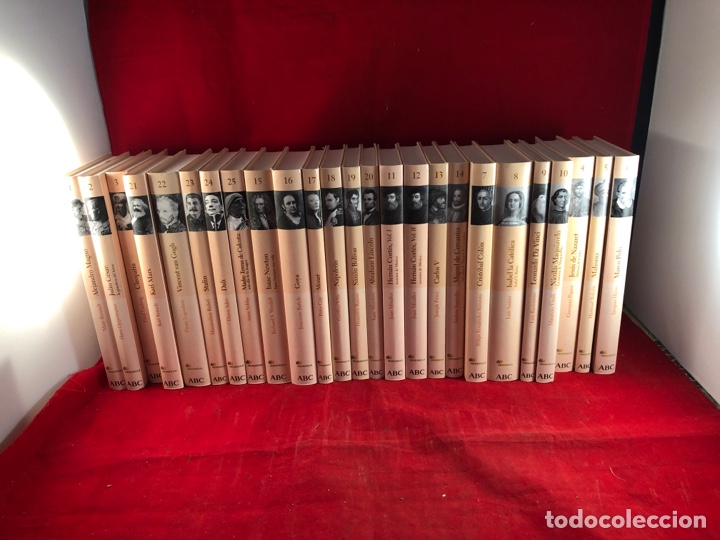 Libros: Colecci&oacute;n de libros biblioteca ABC protagonistas de la historia - Foto 1