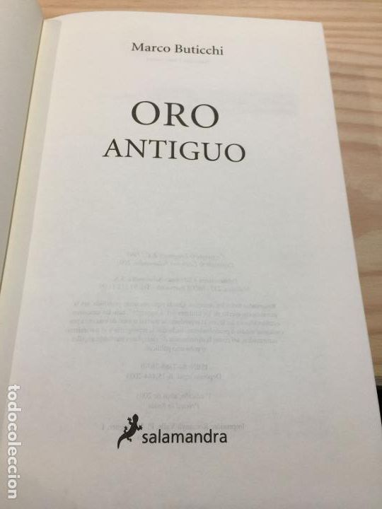 Libros: ORO ANTIGUO - Marco Buticchi - Foto 2