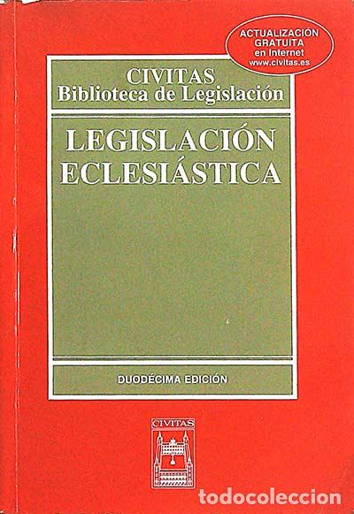 Libros: Legislaci&oacute;n eclesi&aacute;stica - VVAA - Foto 1