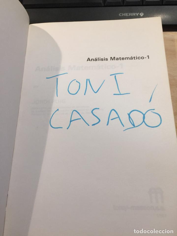 Libros: AN&Aacute;LISIS MATEM&Aacute;TICO-1 - Jordi Puig - Foto 2