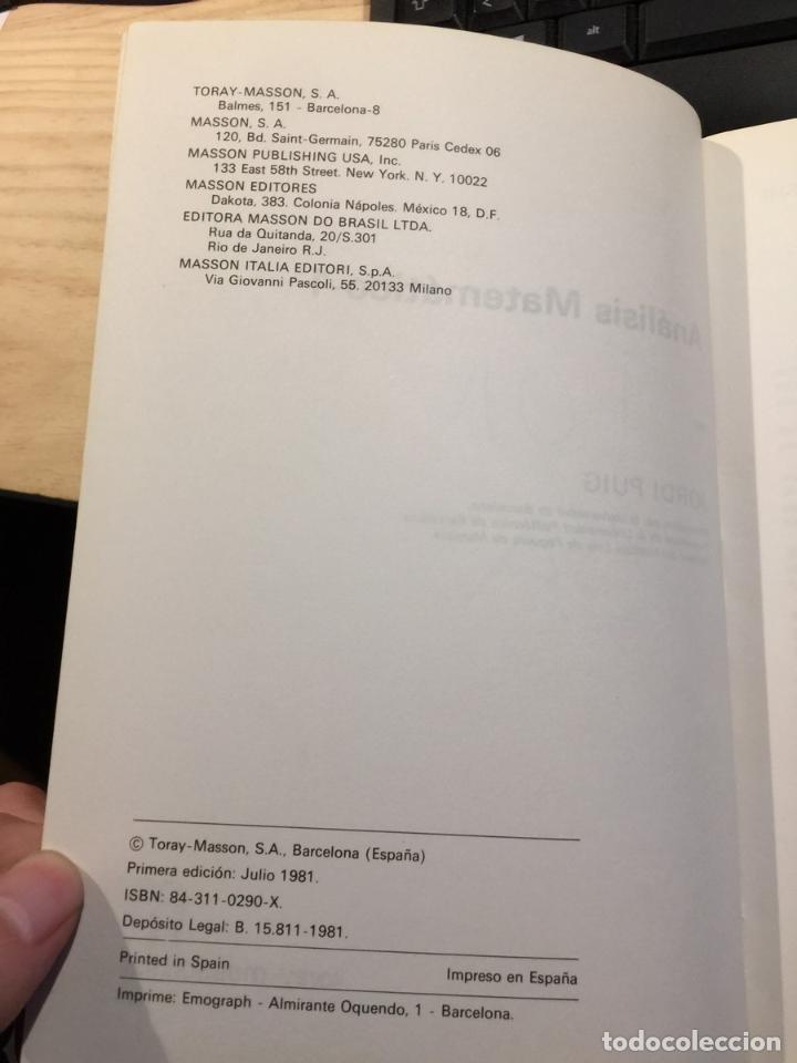 Libros: AN&Aacute;LISIS MATEM&Aacute;TICO-1 - Jordi Puig - Foto 4