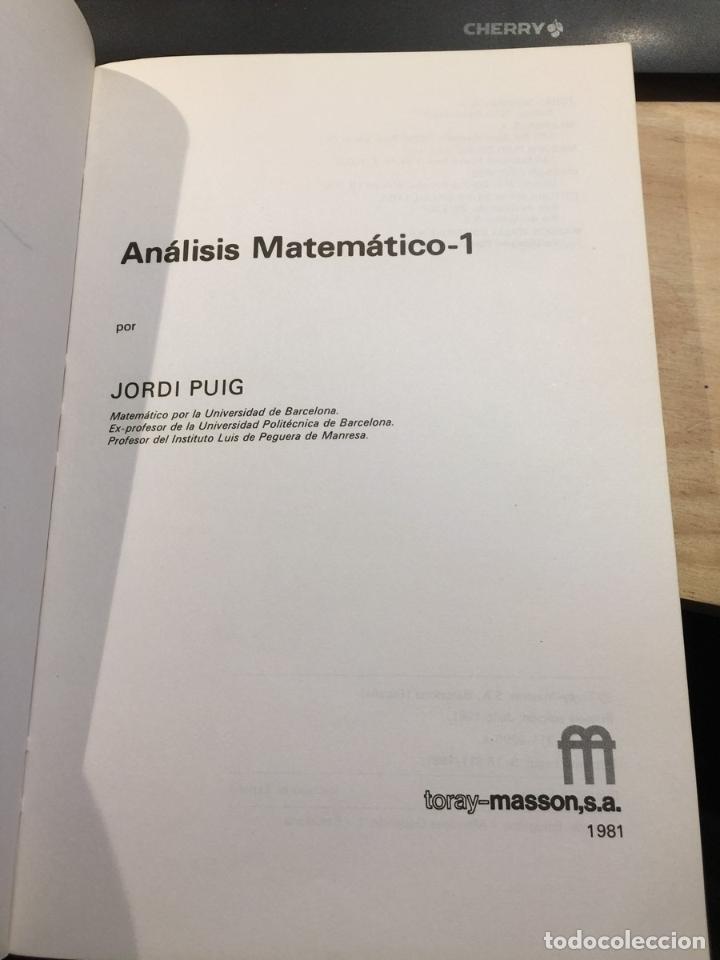 Libros: AN&Aacute;LISIS MATEM&Aacute;TICO-1 - Jordi Puig - Foto 6