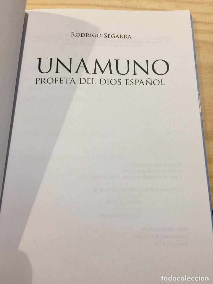 Libros: Unamuno. Profeta del dios espa&ntilde;ol - Rodrigo Segarra - Foto 5