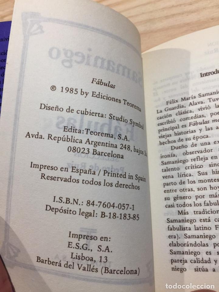 Libros: Fabulas - Samaniego - Foto 6
