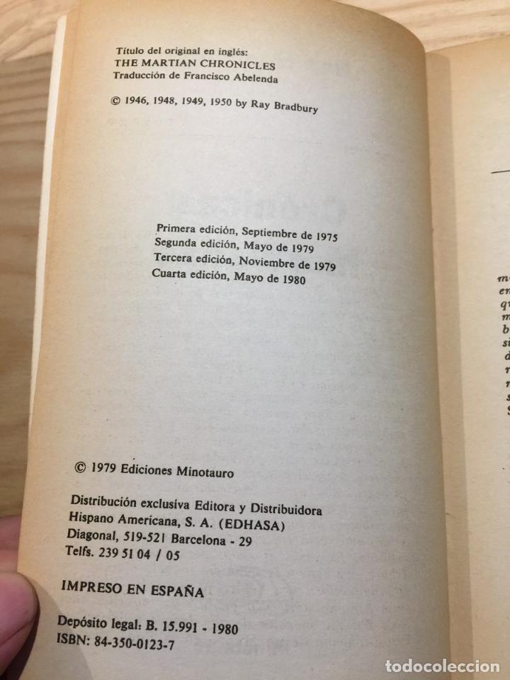 Libros: Cronicas Marcianas - Bradbury, Ray - Foto 6