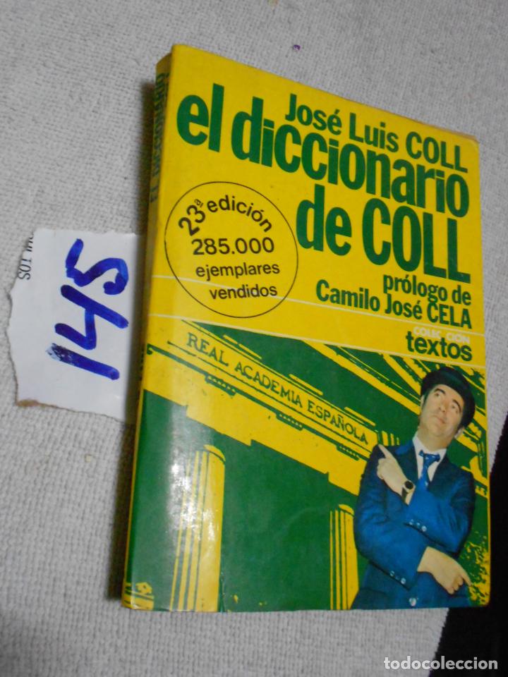 Libros: EL DICCIONARIO DE COLL - Foto 1