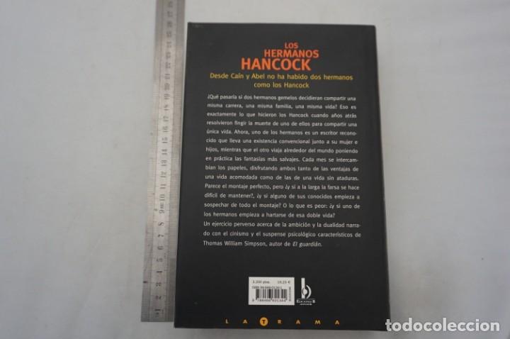 Libros: (8E) LOS HERMANOS HANCOCK - THOMAS WILLIAM SIMPSON / EDICIONES B - Foto 5