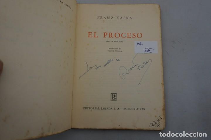 Libros: (8E) EL PROCESO - FRANZ KAFKA / EDITORIAL LOSADA 1961 - Foto 2