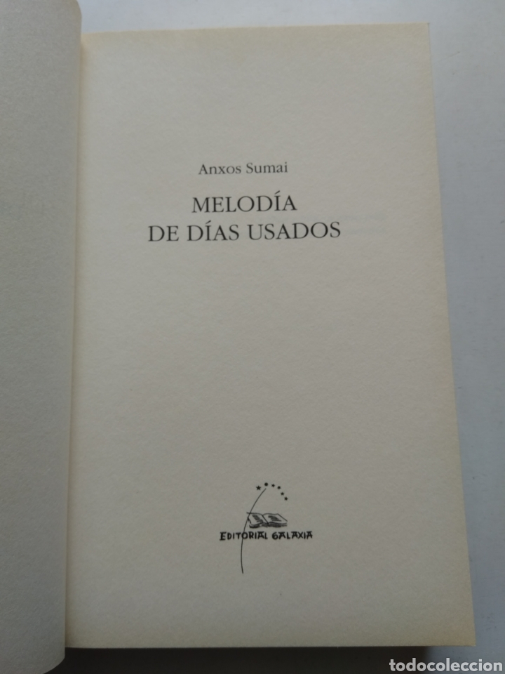 Libros: MELOD&Iacute;A DE D&Iacute;AS USADOS/ANXOS SUMAI - Foto 2