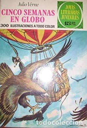 Libros: CINCO SEMANAS EN GLOBO 1972 - Verne,Julio - Foto 1