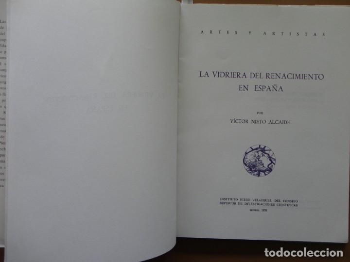Libros: LA VIDRIERA DEL RENACIMIENTO EN ESPA&Ntilde;A 1970 - Foto 2
