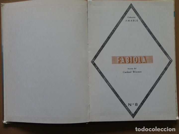 Libros: FABIOLA Colecci&oacute;n Amable n&ordm;-8 1962 EVA - Foto 3