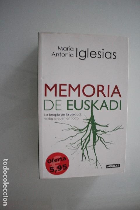 Libros: MEMORIA DE EUSKADI MAR&Iacute;A ANTONINA IGLESIAS - Foto 1