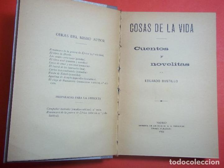 Libros: Cosas de la Vida. Cuentos y Novelitas. - Bustillo, Eduardo. - Foto 1