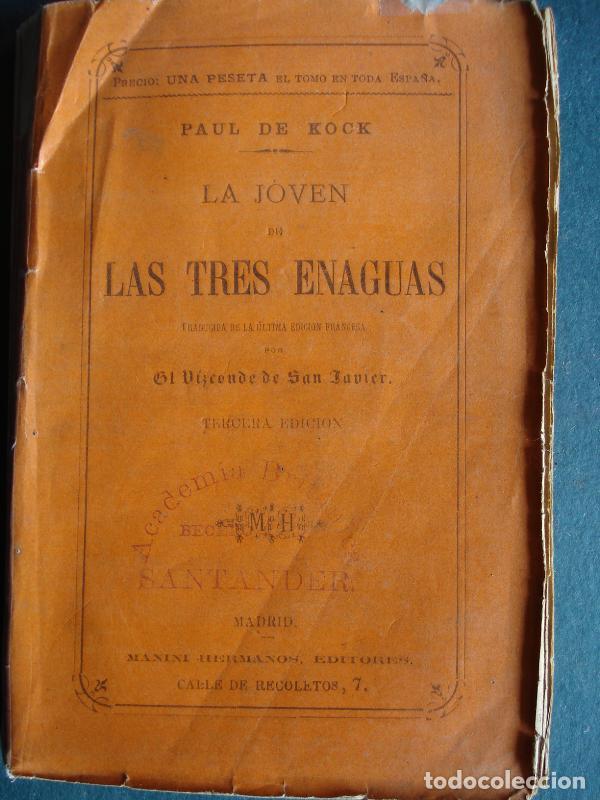 Libros: La Joven de las Tres Enaguas. - Kock, Paul de. - Foto 1