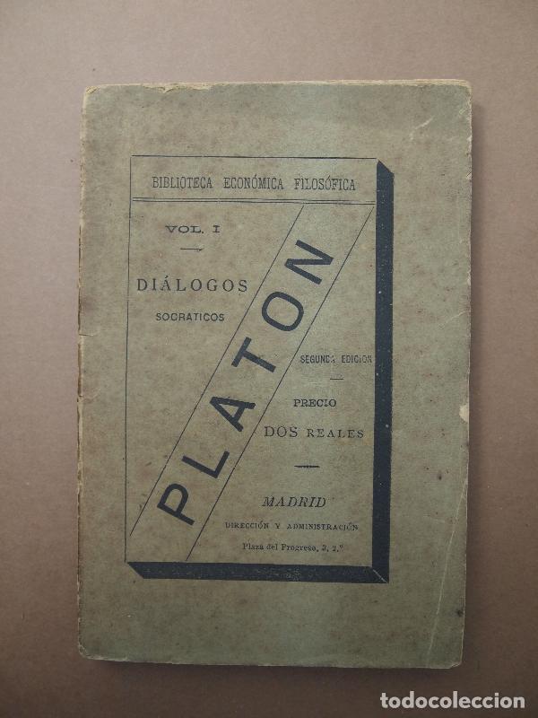 Libros: Di&aacute;logos Socr&aacute;ticos. Traducci&oacute;n de Juli&aacute;n de Vargas. - Plat&oacute;n. - Foto 1