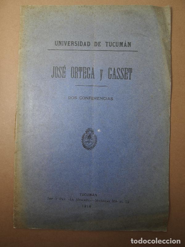 Libros: DOS CONFERENCIAS. - Ortega y Gasset, Jos&eacute;. - Foto 1