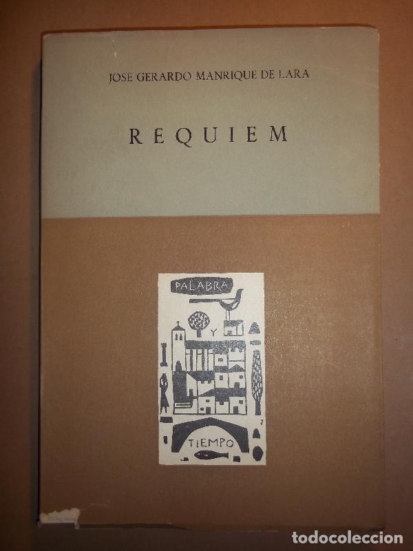 Libros: REQUIEM. - MANRIQUE DE LARA, Jos&eacute; Gerardo. - Foto 1