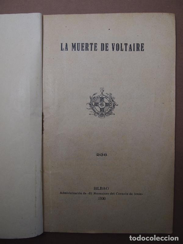 Libros: La Muerte de Voltaire. - - Foto 1
