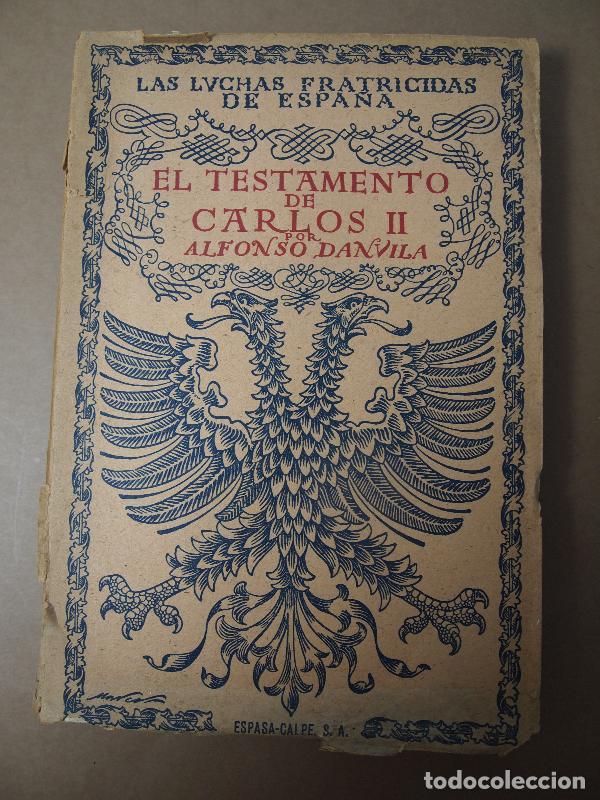 Libros: El Testamento de Carlos II. - Danvila, Alfonso. - Foto 1
