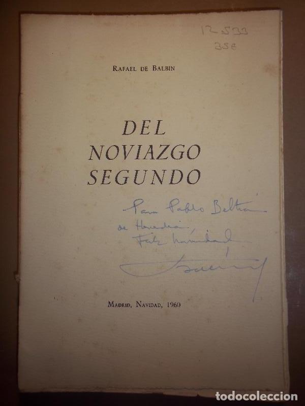 Libros: Del Noviazgo Segundo. - Rafael de Balb&iacute;n. - Foto 1